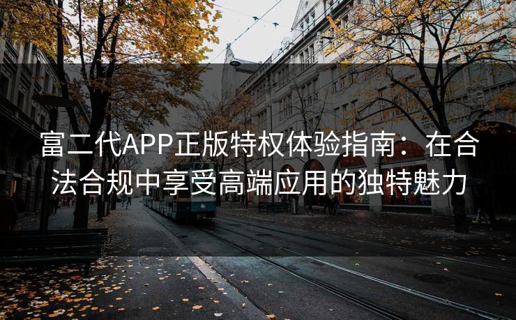 富二代APP正版特权体验指南：在合法合规中享受高端应用的独特魅力